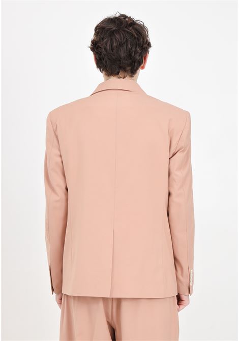 Elegant powder pink single-breasted men's jacket IM BRIAN | GIA2924CIPRIA